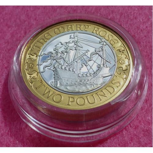 mary rose two pound coin